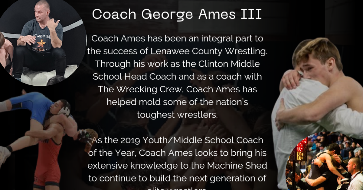 Machine shed wrestling website about our coaches